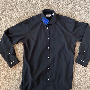 Haggar Classic Fit 15/15-1/2 32/33 Black New